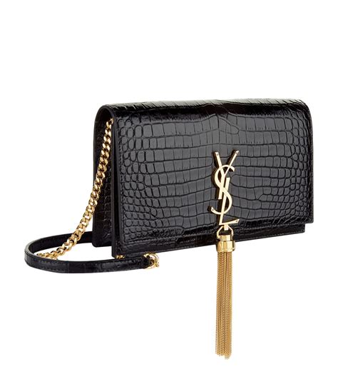 ysl tassel bag croc|Saint Laurent Kate Medium Tassel YSL Crossbody Bag in Croc .